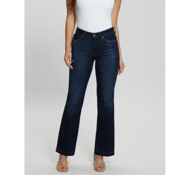 Guess Sexy Boot Mid Rise Jeans Size 25 - Picture 1 of 10